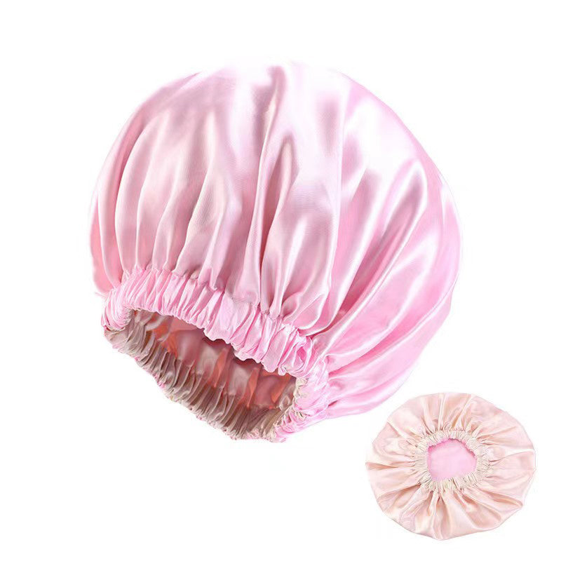 Xpoko Satin Bonnet Silk Bonnet Hair Bonnet For Sleeping Satin Bonnet For Hair Bonnets For Women Silk Bonnet For Natural Hair Luxury Shower Cap For Women