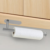 Xpoko 1pc, Paper Towel Holders, Paper Towels Rolls, For Kitchen,Paper Towels Bulk, Self-Adhesive Under Cabinet, Both Available In Adhesive And Screws, Stainless Steel Paper Towel Holder