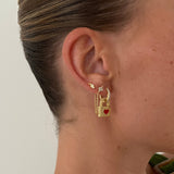 Xpoko 2024 New Fashion Woman Style Earring ElegantStar Chain Earring