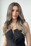 90s lob 13*1" Full-Machine Wigs Synthetic Long Straight 24"