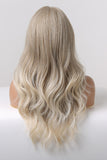 Back to School 13*2" Lace Front Wigs Synthetic Long Wave 24" 150% Density in Medium Blonde Highlights