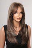 Xpoko 13*1" Full-Machine Wigs Synthetic Long Straight 22"