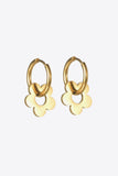 Back to school Stainless Steel Hoop Drop Earrings