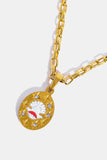 Back to school Stainless Steel 18K Gold-Plated Necklace