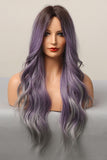 Xpoko Elegant Wave Full Machine Synthetic Wigs in Purple 26''