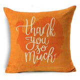 Xpoko Creative Letters Thanksgiving Themed Pillow Covers Sofa Bedroom Car Decor Cushion Covers 40*40Cm/45*45Cm/50*50Cm