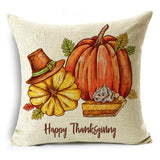 Xpoko Creative Letters Thanksgiving Themed Pillow Covers Sofa Bedroom Car Decor Cushion Covers 40*40Cm/45*45Cm/50*50Cm