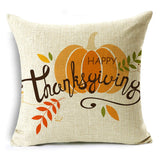 Xpoko Creative Letters Thanksgiving Themed Pillow Covers Sofa Bedroom Car Decor Cushion Covers 40*40Cm/45*45Cm/50*50Cm