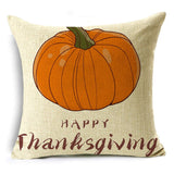 Xpoko Creative Letters Thanksgiving Themed Pillow Covers Sofa Bedroom Car Decor Cushion Covers 40*40Cm/45*45Cm/50*50Cm