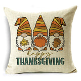 Xpoko Creative Letters Thanksgiving Themed Pillow Covers Sofa Bedroom Car Decor Cushion Covers 40*40Cm/45*45Cm/50*50Cm