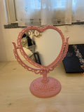 Xpoko home decor room decor bedroom decor office decor Coquette Heart Mirror