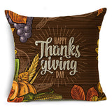 Xpoko Creative Letters Thanksgiving Themed Pillow Covers Sofa Bedroom Car Decor Cushion Covers 40*40Cm/45*45Cm/50*50Cm