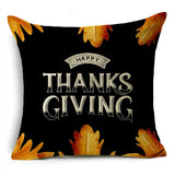 Xpoko Creative Letters Thanksgiving Themed Pillow Covers Sofa Bedroom Car Decor Cushion Covers 40*40Cm/45*45Cm/50*50Cm