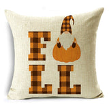 Xpoko Creative Letters Thanksgiving Themed Pillow Covers Sofa Bedroom Car Decor Cushion Covers 40*40Cm/45*45Cm/50*50Cm