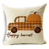 Xpoko Creative Letters Thanksgiving Themed Pillow Covers Sofa Bedroom Car Decor Cushion Covers 40*40Cm/45*45Cm/50*50Cm