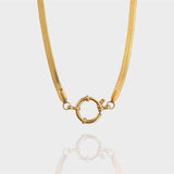 Xpoko 2024 New Woman Necklace Elegant FshionLori Chain