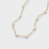 Xpoko 2024 New Woman Necklace Elegant FshionMaura Pearl Necklace