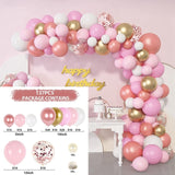 Xpoko Rose Gold Balloon Garland Arch Kit Wedding Birthday Baloon Birthday Party Decor Kids Baby Shower Latex Confetti Ballon Balon