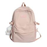 Fashion Girl Waterproof School Bag Simple Student Laptop Rucksack Women Backpack Shoulder Leisure Travel Femal Mochila