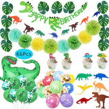 Dinosaur Party Supplies Little Dino Party Theme Decorations Banner Balloon Set for Kids Boy 1st Birthday Party Baby Shower decor