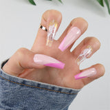 2022 Reusable Press On Nails Wholesale Bulk Supplier Stick-on Nails Set French Fingernail Fake With Designs