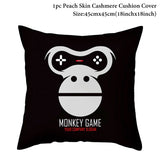Xpoko Video Game Cushion Covers Happy Birthday Gamepad Boy Inflate Party Supplies GAME ON Pillowcase Happy Birthday Decor Kids Gifts