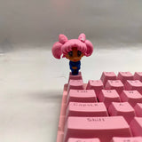 Key Cap Personalized ESC Keycap Beautiful Girl Pink Light Transparent Cute Cross Cherry MX Keycaps For Mechanical Keyboard Anime
