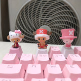 Handmade Custom Cartoon kawaii PBT cherry Keycap Cute Personality DIY Design Anime Modeling Keycaps For Mechanical Keyboard Caps