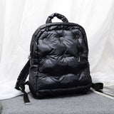 2021 autumn and winter new Korean boom fashion space cotton air bag Unisex Large Capacity waterproof business Backpack