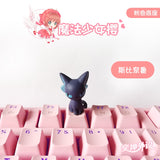 Custom PBT Pink Keycap Personality Kawaii Mechanical Keyboard Keycaps For Beautiful Girl Cute Cartoon Anime Modeling Diy Key Cap