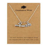 Graduation Gift Graduate Necklace Degree Diploma Senior Choker Necklaces School Leavers 2019 2020 Women Jewelry