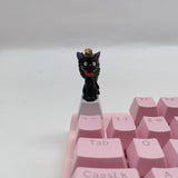 Cute Cat Custom Keycaps For Mechanical Keyboard Caps Pbt Artisan Anime Cherry Keycap One Piece Accessories Kawaii Diy Keys Cap