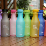 Candy Color Beer Water Bottle BPA-free Water Bottle Outdoor Portable Leak-proof Water Bottle Men and Women Travel Running Cup