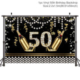 30 40 50th Birthday Party Decorations Adult Happy Birthday Balloons 30 Years Wedding Anniversary Birthday Decor Party Supplies