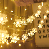 Xpoko Snowflake LED Light Christmas Decorations For Home Hanging Garland Christmas Tree Decor Ornament 2023 Navidad Xmas Gift New Year