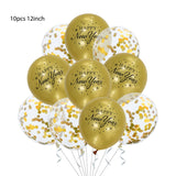 2022 Balloons Gold Silver Number Foil Baloons Happy New Year Aluminum Balloon Merry Christmas 2021 New Year Eve Party Decor Noel