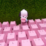 PBT Custom Artisan Pink Anime Kawaii ESC Keycap For Cherry Mx Mechanical Keyboard Cute Keycaps Diy Key Cap Accessories 1piece