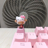 Handmade Custom Cartoon kawaii PBT cherry Keycap Cute Personality DIY Design Anime Modeling Keycaps For Mechanical Keyboard Caps