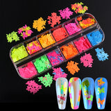 Butterfly Nail Glitter Powder Laser Sequins Holographic Butterfly Nail Charms Shiny Flakes Spangles Gel Polish Manicure GL1558