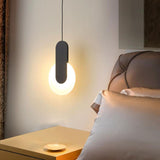 Nordic Minimalist Long Cable Pendant Lamps for Bedside Living Room Foyer Lighting Modern LED Ceiling Hanging Pendant Lamp