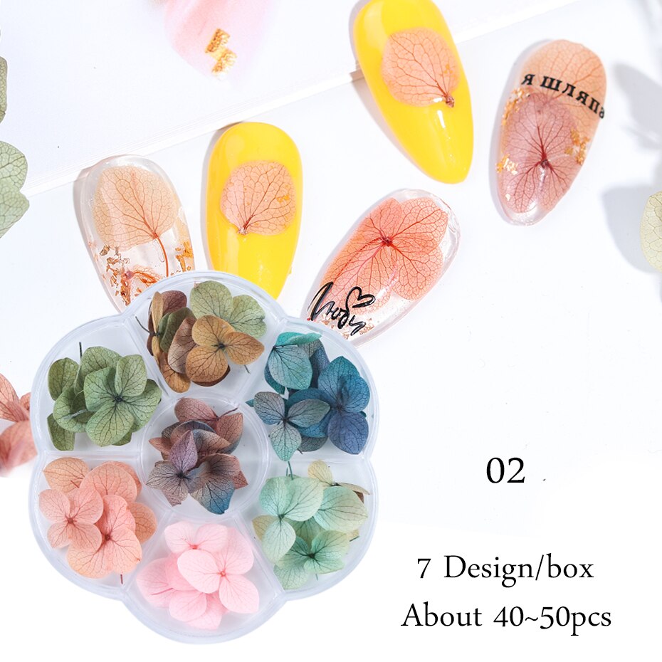 Summer Flower Nail Art Decorations Floral Design for Manicure Decor Small Daisy Rose Sticker Nail Accessories Lot GL1524