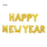 2022 Balloons Gold Silver Number Foil Baloons Happy New Year Aluminum Balloon Merry Christmas 2021 New Year Eve Party Decor Noel