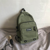 Xpoko Large capacity Boys and girls Backpack New Nylon waterproof Unisex Student schoolbag Travel bag Fashionable Cool