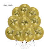 2022 Balloons Gold Silver Number Foil Baloons Happy New Year Aluminum Balloon Merry Christmas 2021 New Year Eve Party Decor Noel