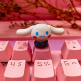 Anime Kawaii Keycaps For Mechanical Keyboard Caps Cherry Mx PBT Single Personalized Cartoon Custom Keycap Game Pink Diy Key Cap