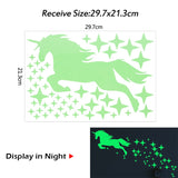 Xpokp Luminous 3D Stars Dots Wall Sticker For Kids Room Bedroom Home Decoration Glow In The Dark Moon Decal Fluorescent DIY Stickers