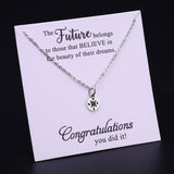 Graduation Gift Graduate Necklace Degree Diploma Senior Choker Necklaces School Leavers 2019 2020 Women Jewelry