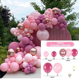 Xpoko Rose Gold Balloon Garland Arch Kit Wedding Birthday Baloon Birthday Party Decor Kids Baby Shower Latex Confetti Ballon Balon