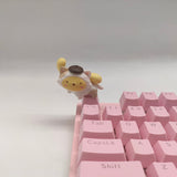 PBT Keycaps For Mechanical Keyboard Caps Custom Cute Anime Kawaii Cartoon Keycap Pink Personality Cherry Mx Gaming Accessories