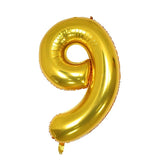 40inch Gold Balloon Banner 16 18 21 30 40 50 Birthday Party Decoration Adult Birday Letter Number Foil Balloon Kids Globos